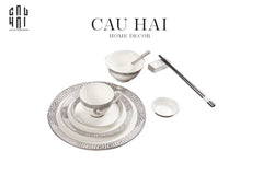 Maison Couture - Bộ Đĩa Âu 1 Người Dinner Set Au Revoir Eleanor 8Pcs-CẬU HAI HOME DECOR