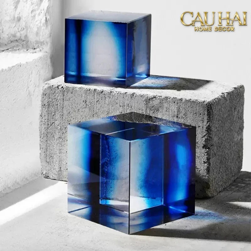 Maison Couture - Đế Đá Pha Lê Lập Phương Milky Way Cristalleries Stones Eight³ 8³-CẬU HAI HOME DECOR