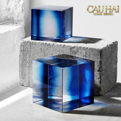 Maison Couture - Đế Đá Pha Lê Lập Phương Milky Way Cristalleries Stones Eight³ 8³-CẬU HAI HOME DECOR