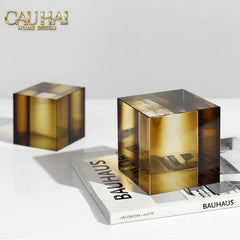 Maison Couture - Đế Đá Pha Lê Lập Phương Milky Way Cristalleries Stones Eight³ 8³-CẬU HAI HOME DECOR