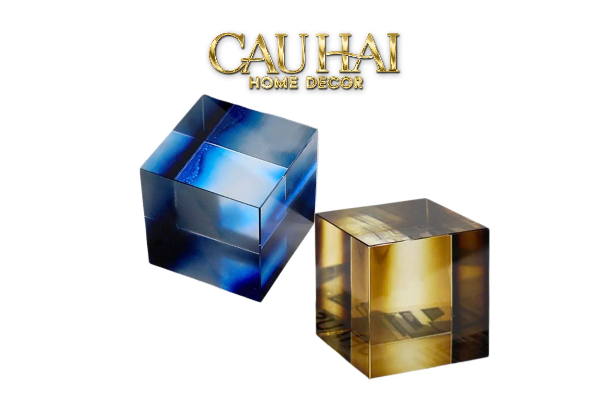 Maison Couture - Đế Đá Pha Lê Lập Phương Milky Way Cristalleries Stones Eight³ 8³-CẬU HAI HOME DECOR