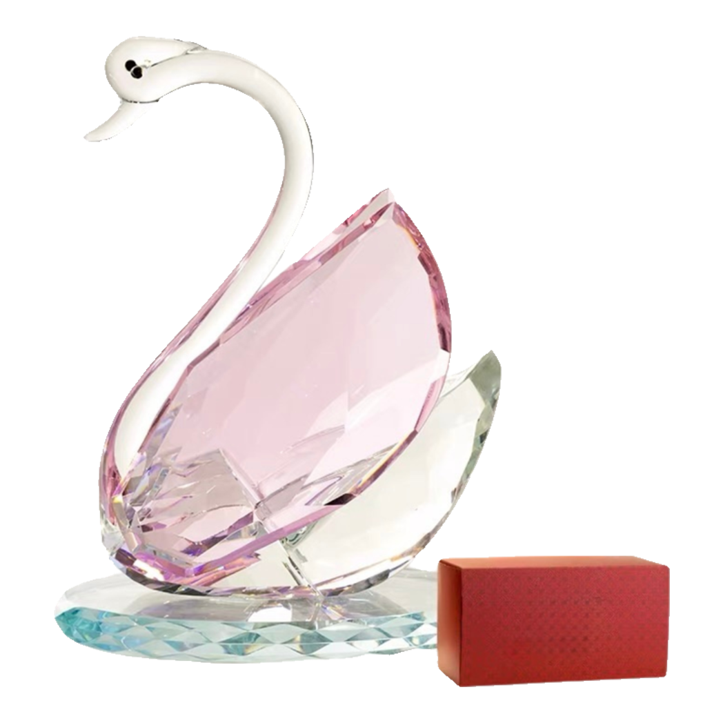 Maison Couture - Đế Đỡ Rượu Thiên Nga Pha Lê Cao Cấp Critalleries Divinity Swan Wine Holder 20x28