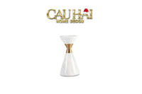 Maison Couture - Đế Nến Đá Marble - Ivory Marbre D’Or Candle Holder (Tặng Nến)-CẬU HAI HOME DECOR