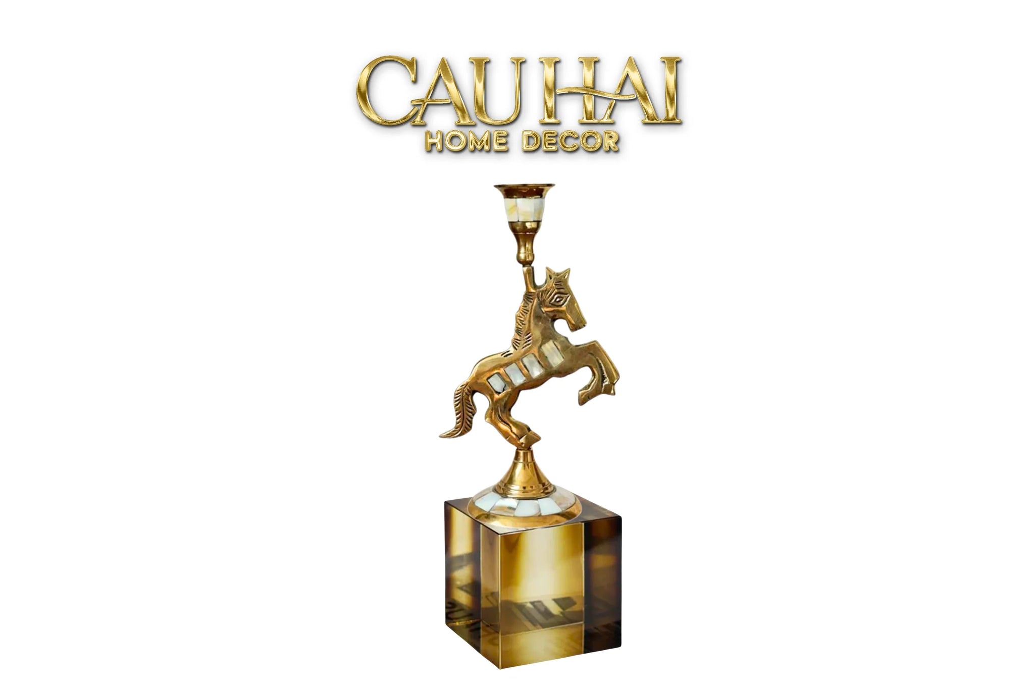 maison-couture-de-nen-ngua-dong-kham-trai-de-pha-le-vang-mahogany-cheval-majeste-candle-holders-11x21-cau-hai-home-decor - CẬU HAI HOME DECOR