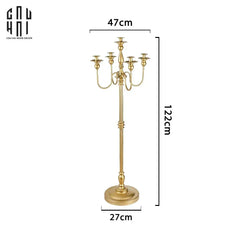 Maison Couture – Đế Nến Sàn Impérial Candelabre Baroque Éclat H122-CẬU HAI HOME DECOR