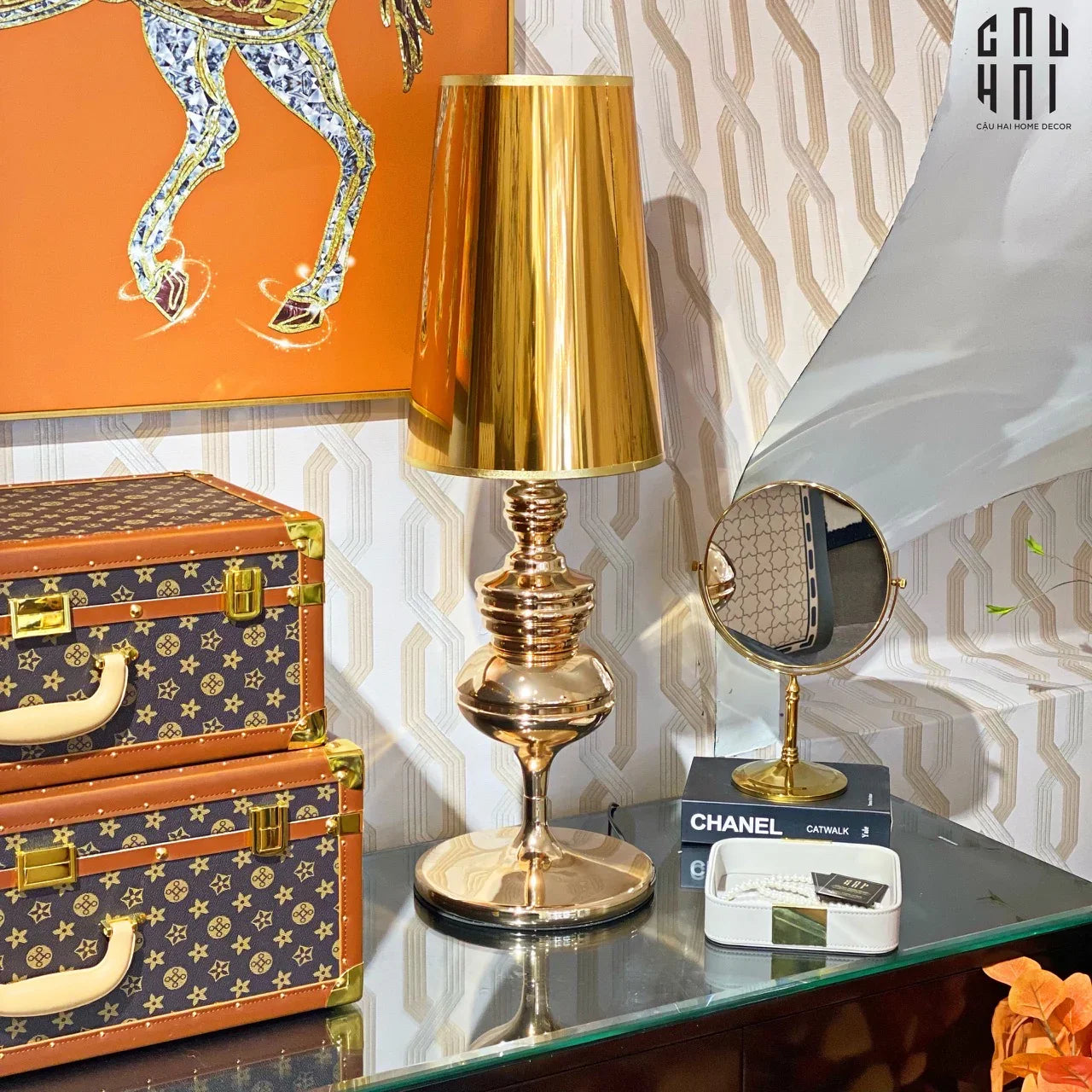 Maison Couture - Đèn Bàn Andrew Iconique Allure Métallique Gold H78-ĐÈN BÀN-CẬU HAI HOME DECOR