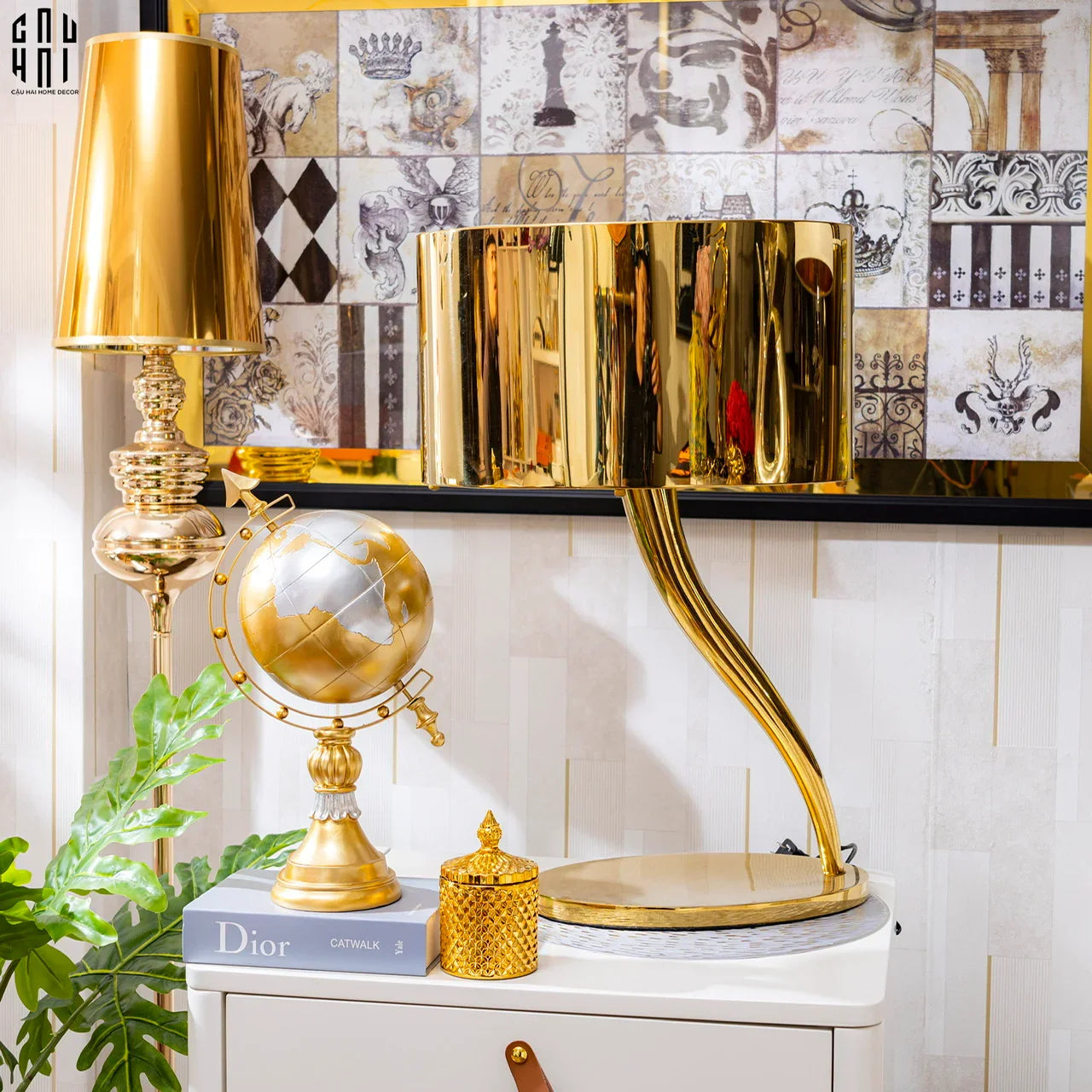 Maison Couture - Đèn Bàn Andrew Iconique Allure Métallique Gold H78-ĐÈN BÀN-CẬU HAI HOME DECOR