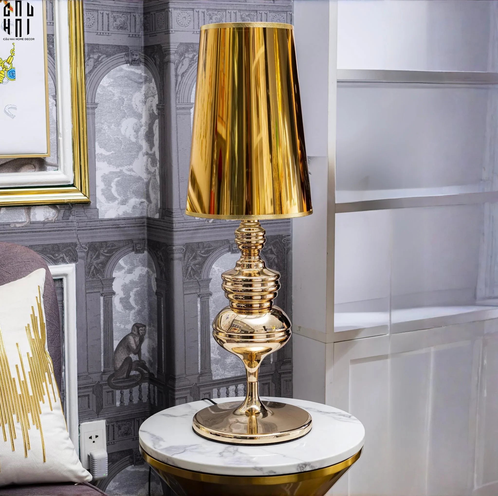 Maison Couture - Đèn Bàn Andrew Iconique Allure Métallique Gold H78-ĐÈN BÀN-CẬU HAI HOME DECOR