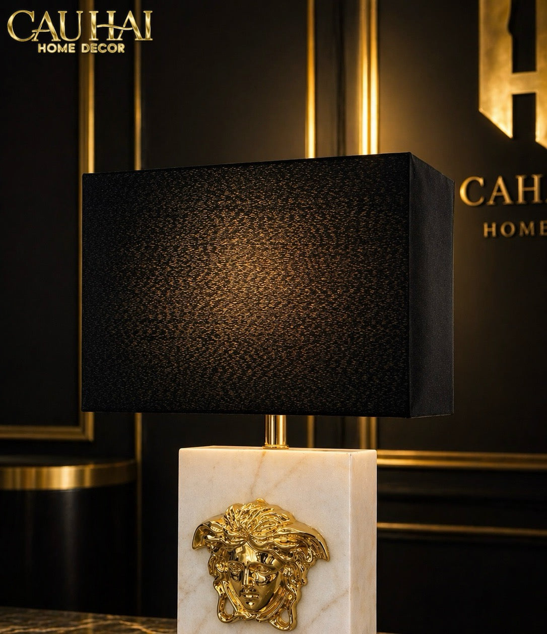 Maison Couture - Đèn Bàn Atélier Medusa Lumière Savoir Side Table Lamp Spéciale By CAHA 40x20x70-ĐÈN BÀN-CẬU HAI HOME DECOR