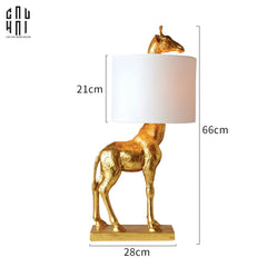 Maison Couture - - Đèn Bàn Gilded Giraffe Zébre Madagascar Lamp 66-CẬU HAI HOME DECOR