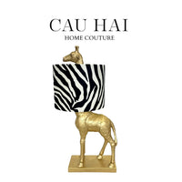 Maison Couture - - Đèn Bàn Gilded Giraffe Zébre Madagascar Lamp 66-CẬU HAI HOME DECOR