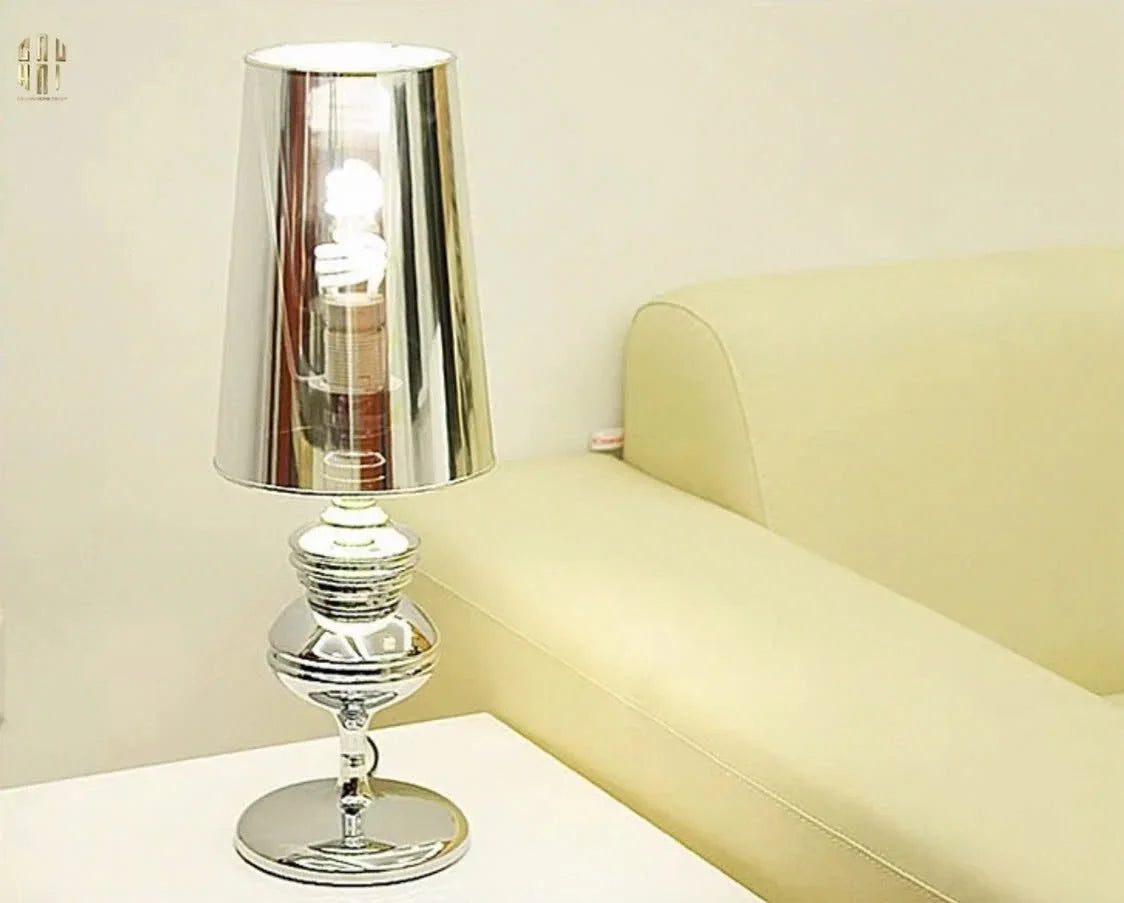 Maison Couture - Đèn Ngủ Để Bàn Andrew Platinum Side Table Lamp H78-ĐÈN BÀN-CẬU HAI HOME DECOR