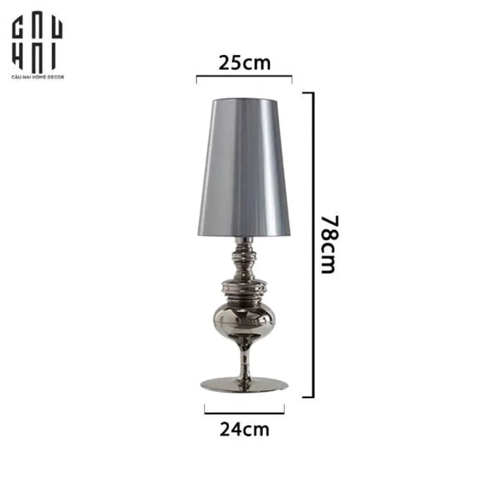 Maison Couture - Đèn Ngủ Để Bàn Andrew Platinum Side Table Lamp H78-ĐÈN BÀN-CẬU HAI HOME DECOR