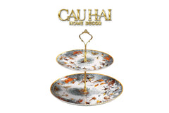 Maison Couture - Đĩa 2 Tầng Allure Carnets d’Equateur Héritage - Deux Niveaux-CẬU HAI HOME DECOR