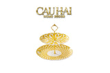 Maison Couture - Đĩa 2 Tầng Lumière Soleil Étagère 2 Niveaux-CẬU HAI HOME DECOR