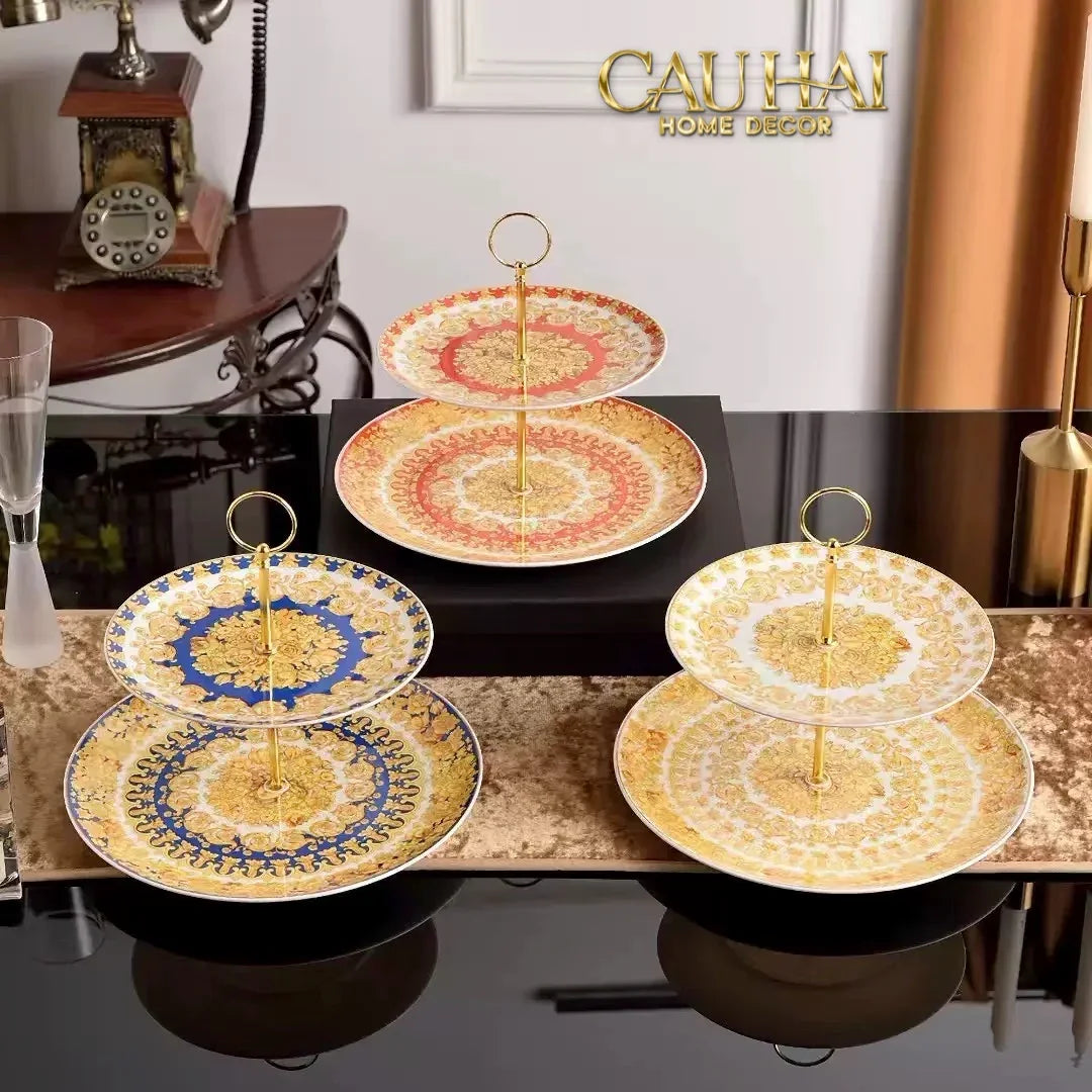 Maison Couture - Đĩa 2 Tầng VS Floraison Medusa Rhapsody - Deux Niveaux-CẬU HAI HOME DECOR