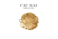 Maison Couture - Đĩa Đồng Lotus D'Or-CẬU HAI HOME DECOR