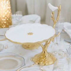 Maison Couture - Đĩa Trái Cây Đồng Brasson Branch Lumière Prestige Gala 17x28x33-Đĩa Trái Cây-CẬU HAI HOME DECOR
