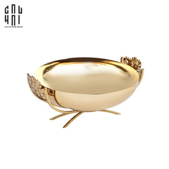 Maison Couture - Đĩa Trái Cây Golden Era Couronne 25x29x14-CẬU HAI HOME DECOR