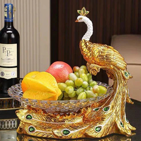 Maison Couture - Đĩa Trái Cây Khổng Tước Minh Châu Paon Jewelry Plateau - CẬU HAI HOME DECOR