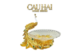 Maison Couture - Đĩa Trái Cây Khổng Tước Minh Châu Paon Jewelry Plateau - CẬU HAI HOME DECOR