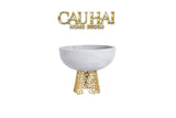 Maison Couture - Đĩa Trái Cây Marble Stone Fruit Bowl - Arthur Prime Size L-SET CHÉN DĨA-CẬU HAI HOME DECOR