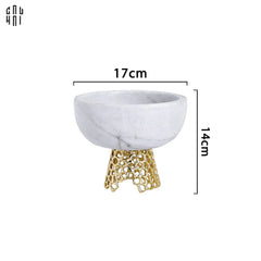 Maison Couture - Đĩa Trái Cây Marble Stone Fruit Bowl - Arthur Prime Size M 14x17-CẬU HAI HOME DECOR