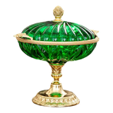 Maison Couture - Đĩa Trái Cây Pha Lê Brasson Emerald Cristalleries Fruit Bowl H24-Đĩa Trái Cây-CẬU HAỊ HOME DECOR-CẬU HAI HOME DECOR