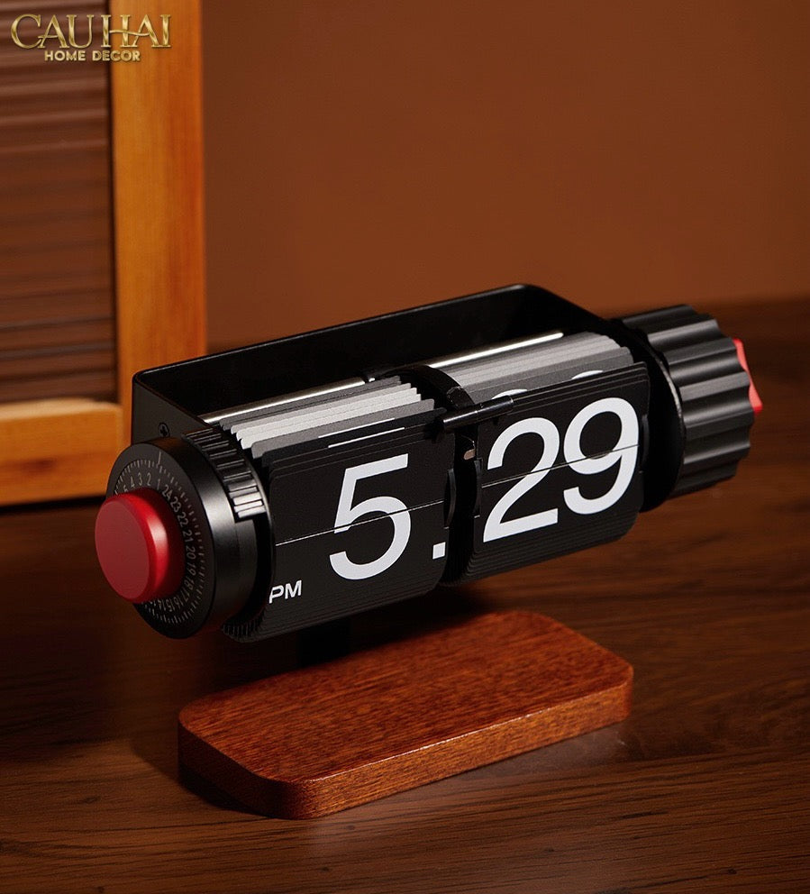 Maison Couture - Đồng Hồ Flip Timepiece Savoir Clock - CẬU HAI HOME DECOR
