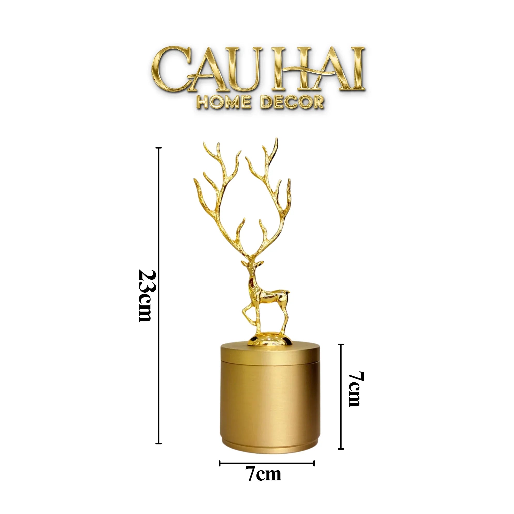 Maison Couture - Gạt Tàn Brasson Antler Woodland Deity Intellectual Ashtrays-CẬU HAI HOME DECOR