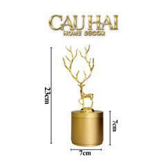 Maison Couture - Gạt Tàn Brasson Antler Woodland Deity Intellectual Ashtrays-CẬU HAI HOME DECOR