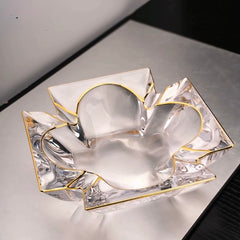 Maison Couture - Gạt Tàn Pha Lê Cristalleries Clover Lumière Bernard Ashtray D19-CẬU HAI HOME DECOR
