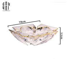 Maison Couture - Gạt Tàn Pha Lê Cristalleries Clover Lumière Bernard Ashtray D19-CẬU HAI HOME DECOR