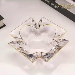 Maison Couture - Gạt Tàn Pha Lê Cristalleries Clover Lumière Bernard Ashtray D19-CẬU HAI HOME DECOR