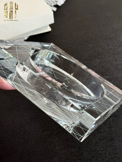 Maison Couture - Gạt Tàn Pha Lê D.O Cristalleries Ashtray Full Box Size 15-CẬU HAI HOME DECOR