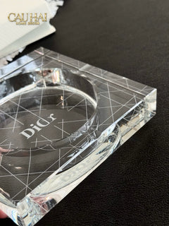 Maison Couture - Gạt Tàn Pha Lê D.O Cristalleries Ashtray Full Box Size 15-CẬU HAI HOME DECOR