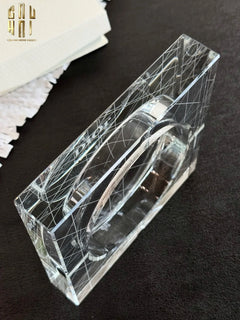 Maison Couture - Gạt Tàn Pha Lê D.O Cristalleries Ashtray Full Box Size 15-CẬU HAI HOME DECOR
