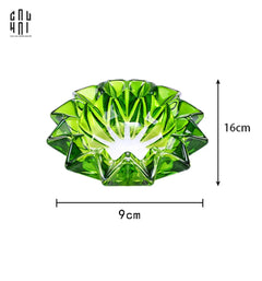 Maison Couture - Gạt Tàn Pha Lê Lục Bảo Émeraude Cristalleries Décor Ashtrays S9-CẬU HAI HOME DECOR
