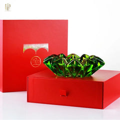 Maison Couture - Gạt Tàn Pha Lê Lục Bảo Émeraude Cristalleries Décor Ashtrays S9-CẬU HAI HOME DECOR