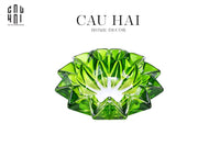 Maison Couture - Gạt Tàn Pha Lê Lục Bảo Émeraude Cristalleries Décor Ashtrays S9-CẬU HAI HOME DECOR