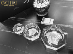 Maison Couture - Gạt Tàn Pha Lê Medusa Extravagant Cristalleries Ashtray-CẬU HAI HOME DECOR