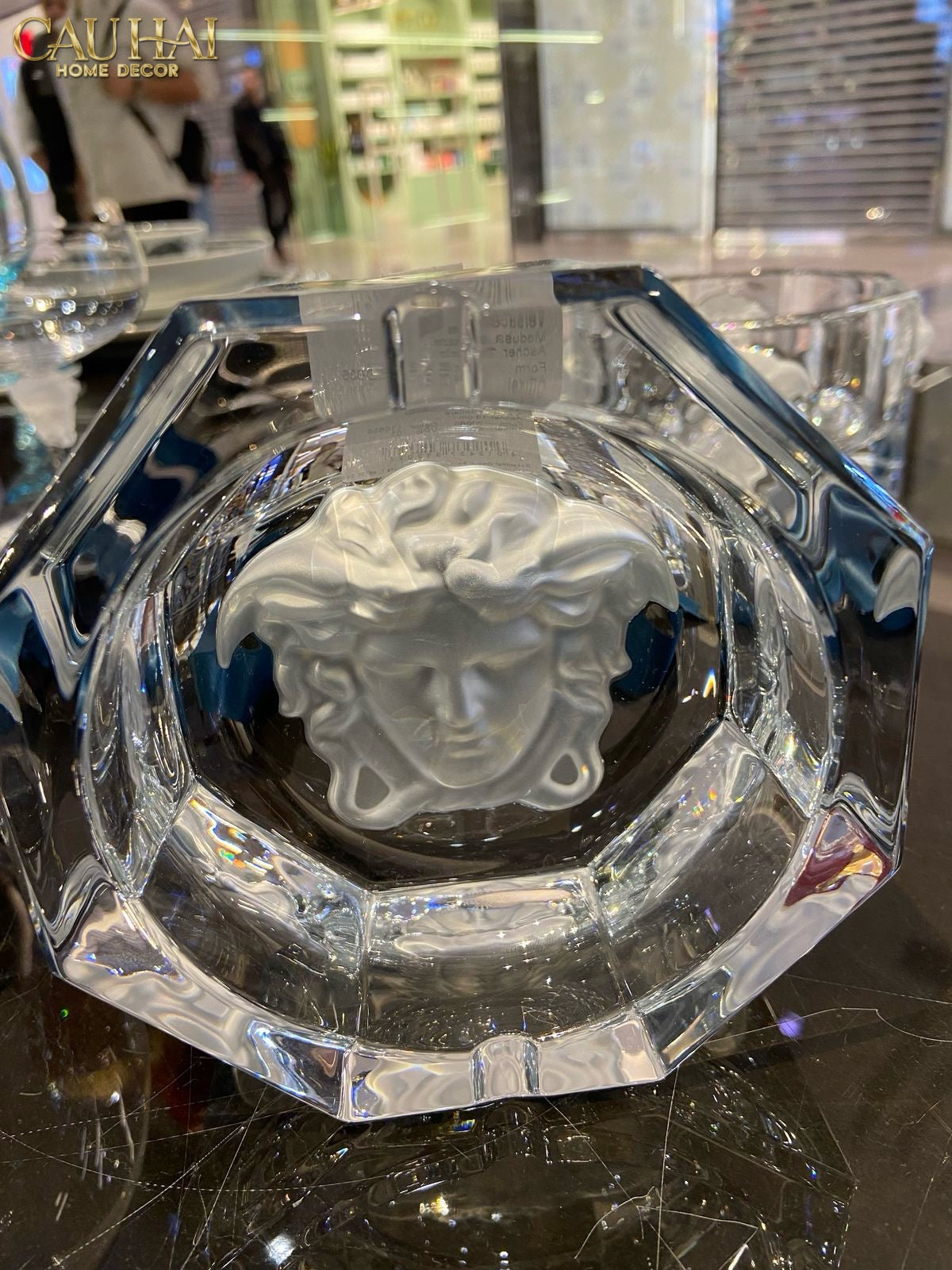 Maison Couture - Gạt Tàn Thủy Tinh Medusa Extravagant Cristalleries Ashtray-Gạt Tàn-CẬU HAI HOME DECOR-CẬU HAI HOME DECOR
