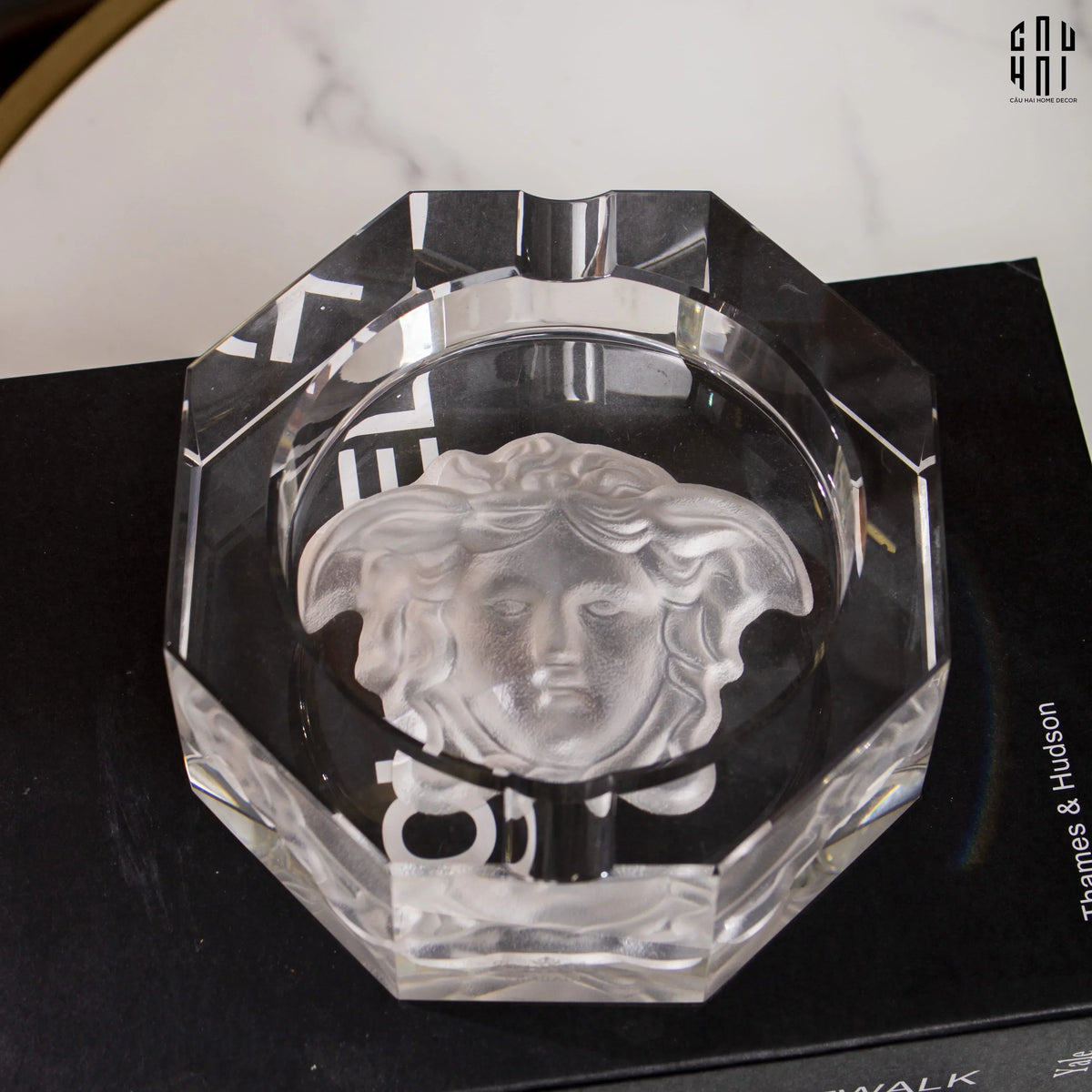 Maison Couture - Gạt Tàn Thủy Tinh Medusa Extravagant Cristalleries Ashtray-Gạt Tàn-CẬU HAI HOME DECOR-CẬU HAI HOME DECOR