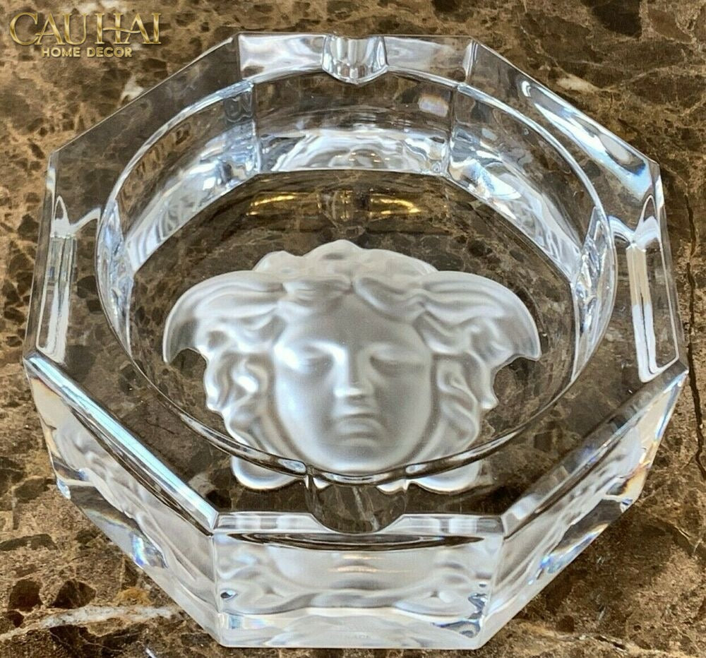 Maison Couture - Gạt Tàn Thủy Tinh Medusa Extravagant Cristalleries Ashtray-Gạt Tàn-CẬU HAI HOME DECOR-CẬU HAI HOME DECOR