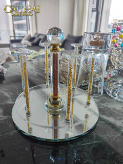 Maison Couture – Giá Úp Ly Cristalleries Orbital 6 Slot – Aurum-LY THỦY TINH-CẬU HAI HOME DECOR