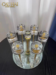 Maison Couture – Giá Úp Ly Cristalleries Orbital 6 Slot – Aurum-LY THỦY TINH-CẬU HAI HOME DECOR