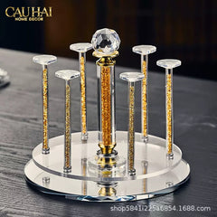 Maison Couture – Giá Úp Ly Cristalleries Orbital 6 Slot – Aurum-LY THỦY TINH-CẬU HAI HOME DECOR