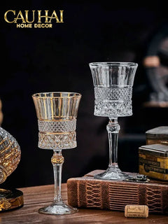 Maison Couture - Gift Set 2 Ly Vang Đỏ Pha Lê Walter Russo Cristalleries Wine Glasses 270ml-CẬU HAI HOME DECOR