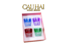 Maison Couture - Gift Set 4 Ly Pha Lê Cristallerie Atélier Rosé Calisson 200ML-CẬU HAI HOME DECOR