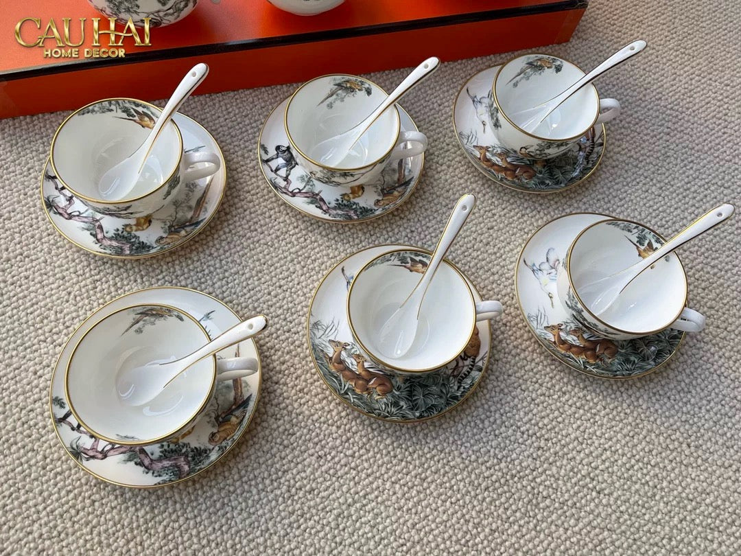 Maison Couture - Gift Set Bình Trà Allure Carnets d’Equateur Héritage Tea Set 15Pcs - CẬU HAI HOME DECOR